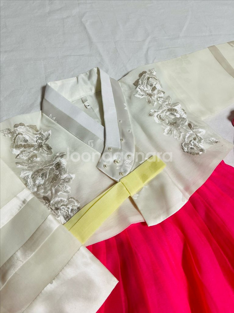 여아 한복 5호+복주머니--1