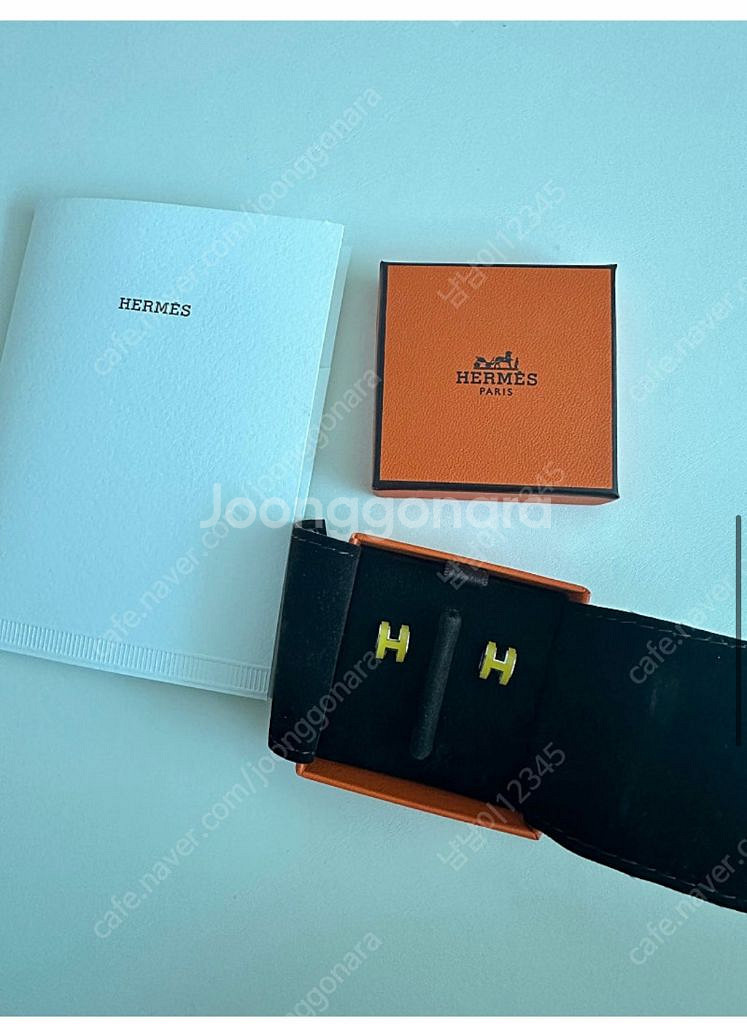 에르메스 팝아슈 귀걸이 고터 신세계구매--1