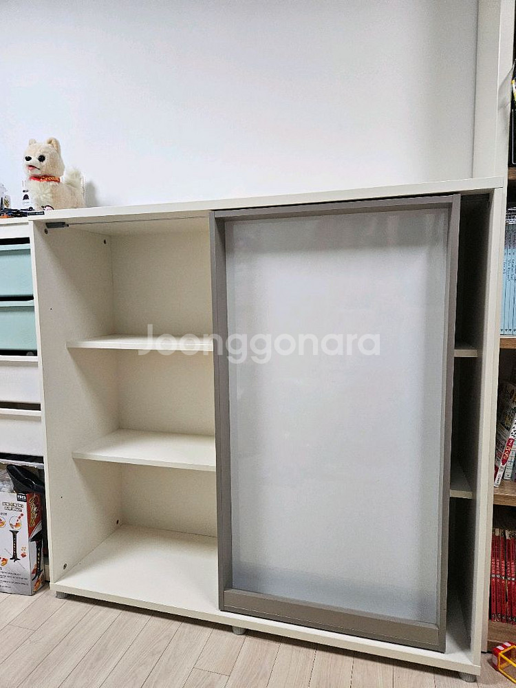 샘키즈 슬라이딩 수납장 자석보드형 1200--0