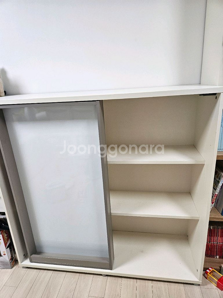샘키즈 슬라이딩 수납장 자석보드형 1200--1
