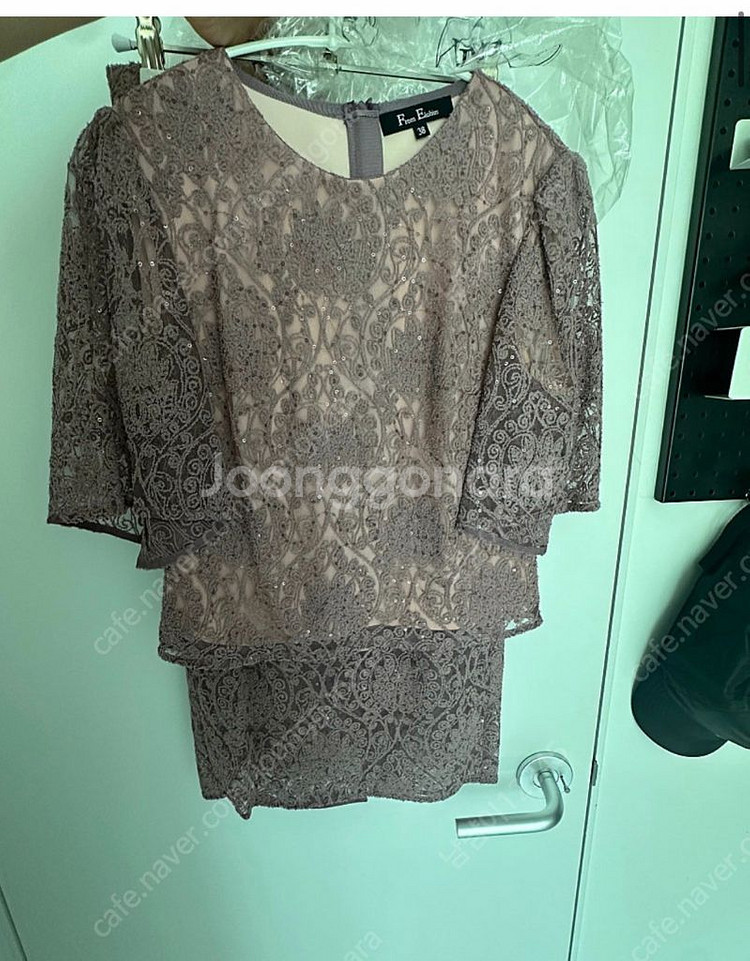 프롬엘로힘 레이스 투피스 38--1