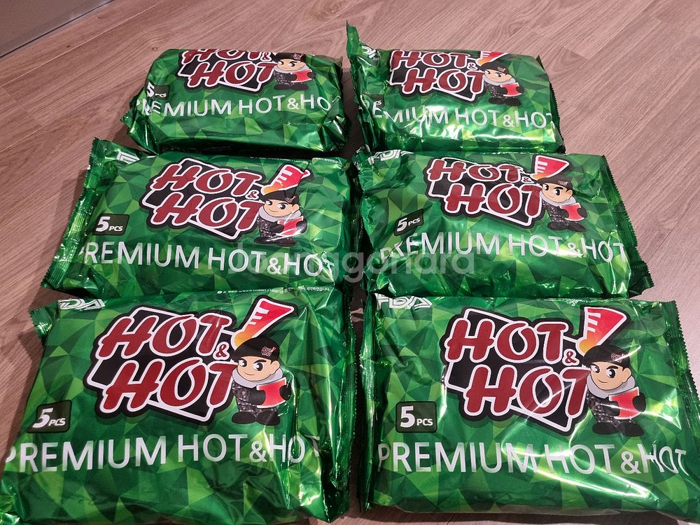 [미개봉] 핫앤핫 프리미엄 대용량 보온대(핫팩) 30개--1