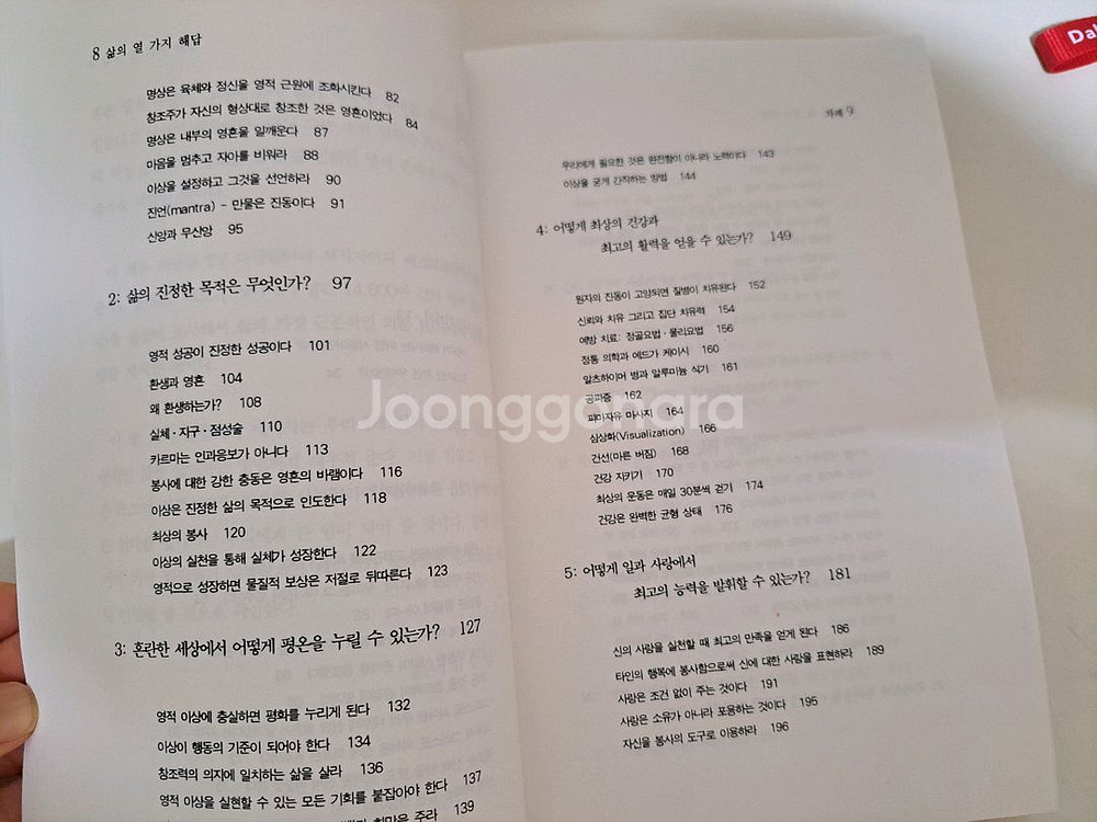 절판도서>에드가케이시의 삶의 열가지 해답--2