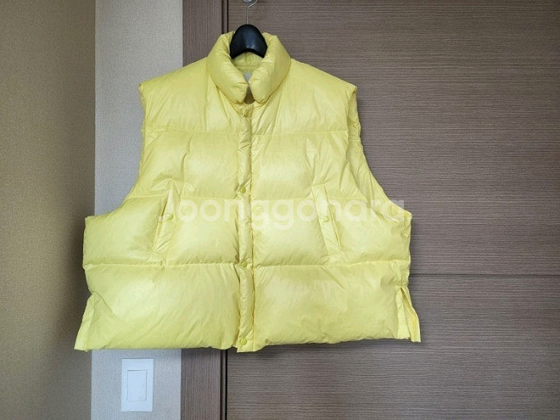 노랑오리조끼패딩--0