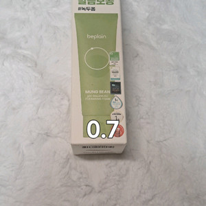 (미개봉)비플레인 녹두 약산성 클렌징폼 80ml