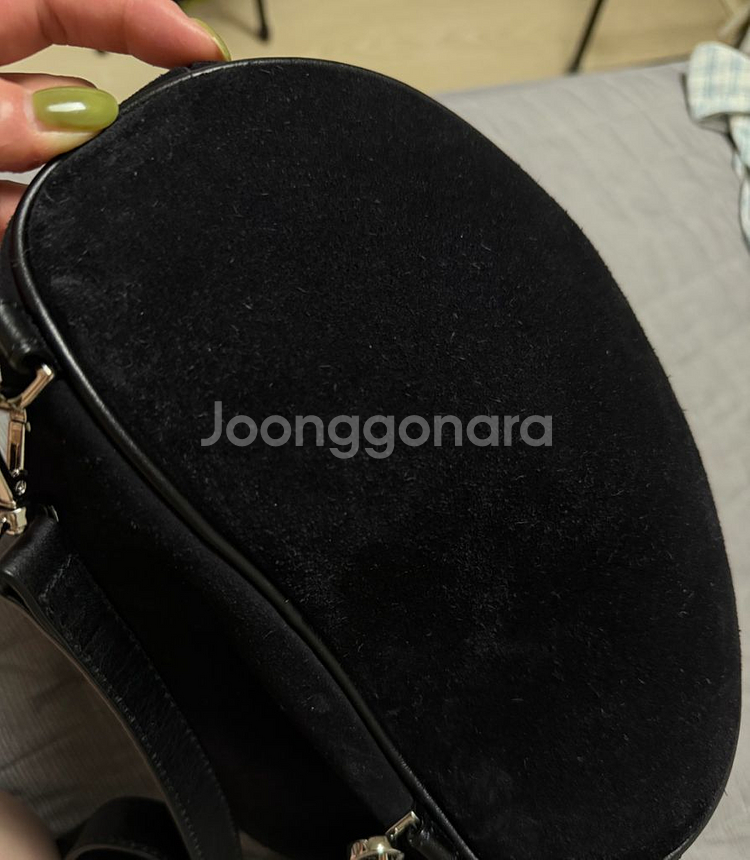 아카이브 제이투유 스웨이드 백팩 블랙 체인끈포함--7