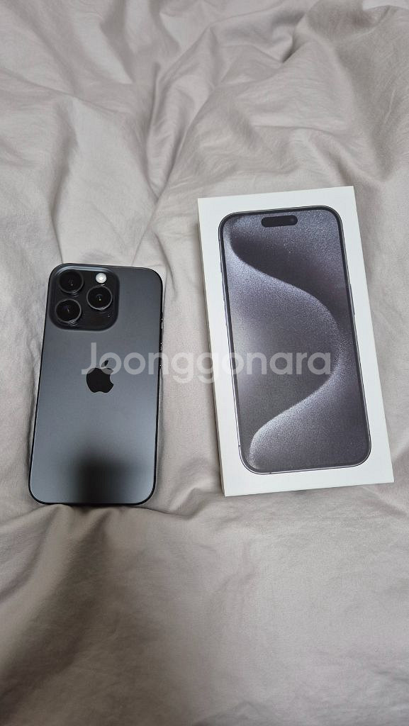 [미국판] 아이폰 15 프로 256GB 블랙 팝니다.--0