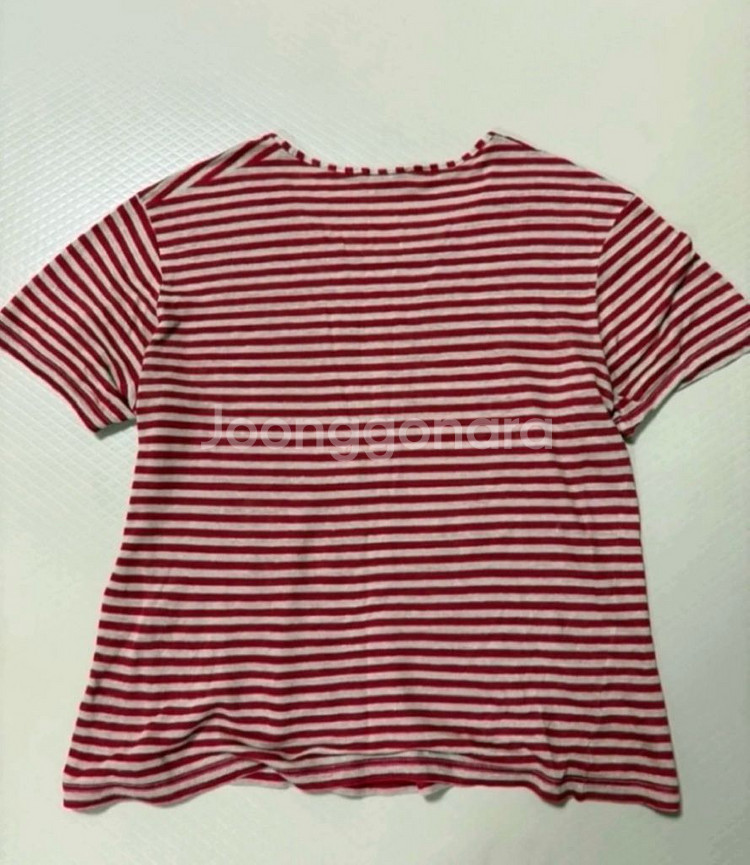 생로랑린넨반팔티--5