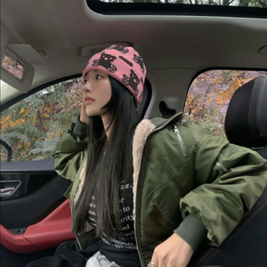페일제이드 항공점퍼 퍼 봄버 자켓 카키 이미지