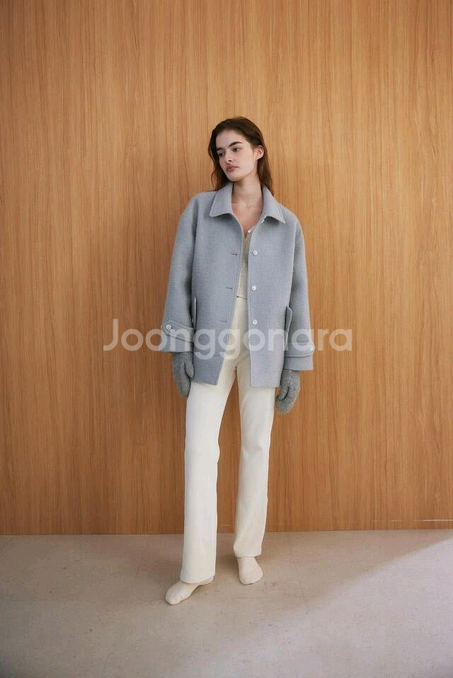 타낫 부클 하프코트--1