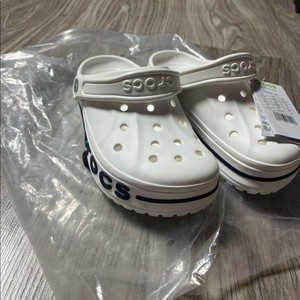 크록스 바야밴드 샌들 화이트 220 새상품