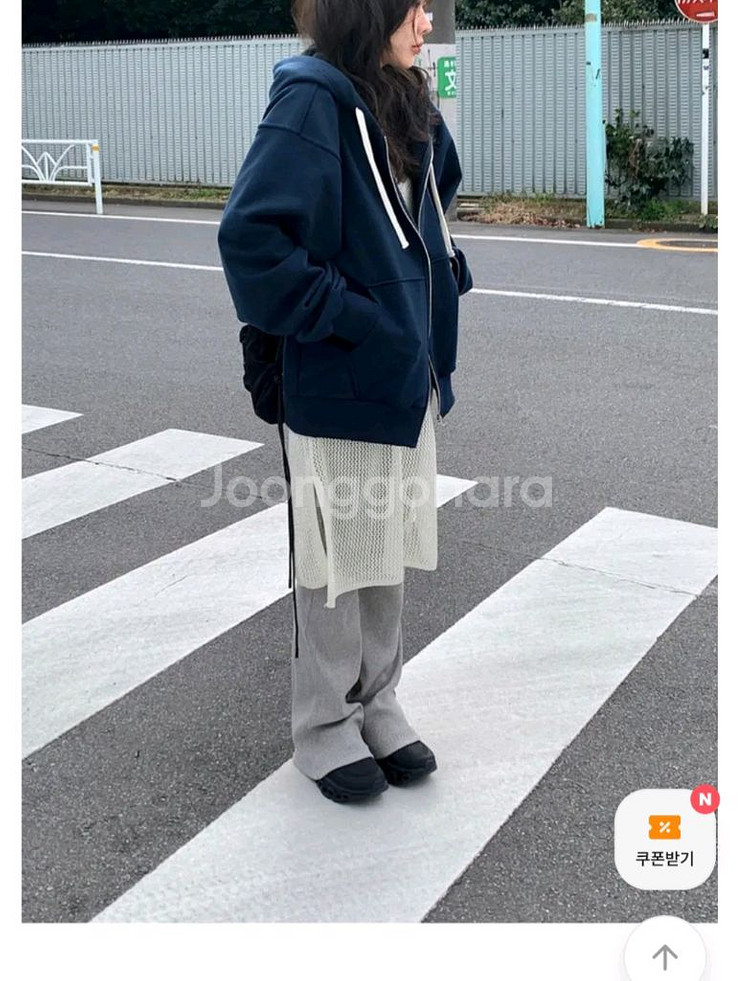 언더비 제작 후드집업/골지밴딩팬츠--2