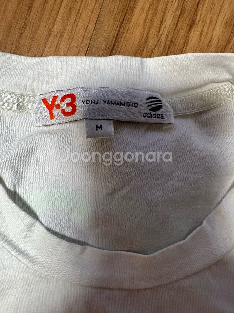Y-3 화이트 티셔츠--1