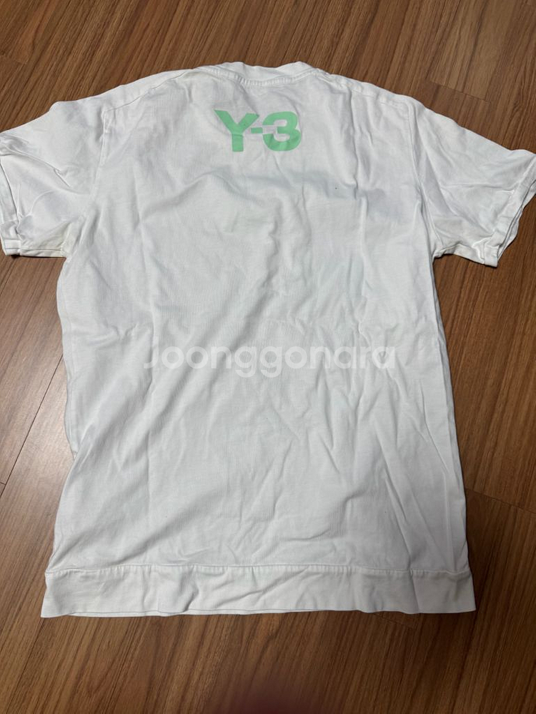 Y-3 화이트 티셔츠--4