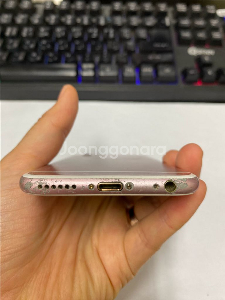 아이폰6S 로즈골드 64GB 감성폰 (내용필독)--6