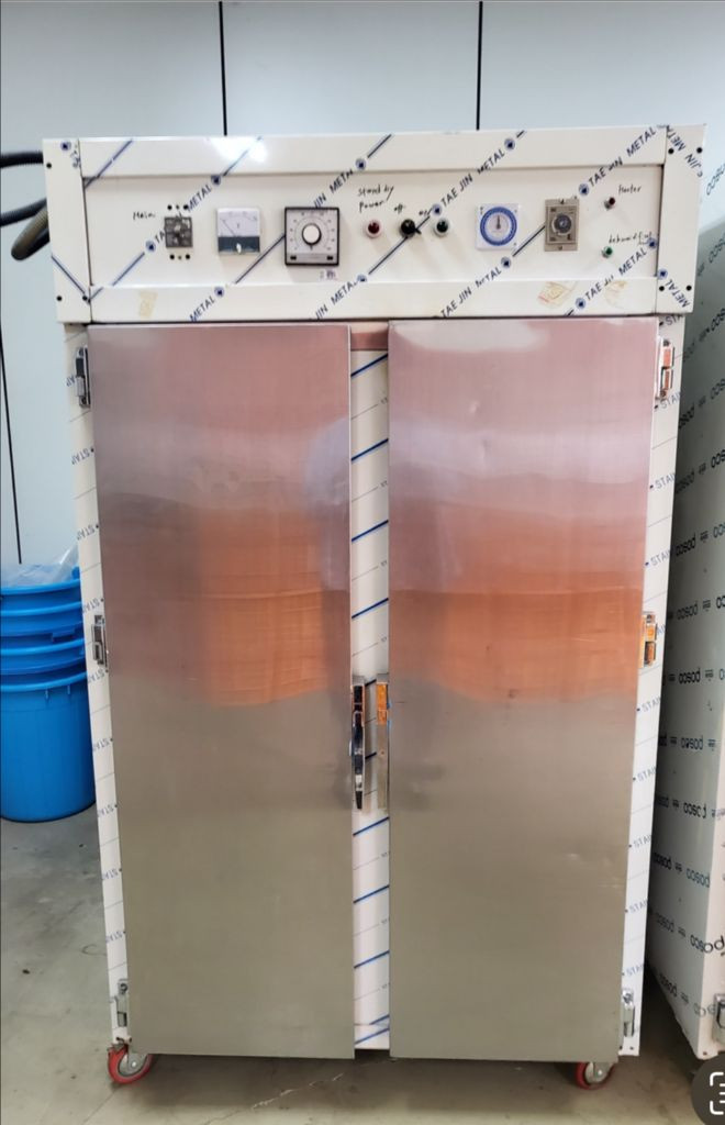 중고스텐건조기 중형 2대(40채반) 식품 제환 농산물 고온 건조기 이미지