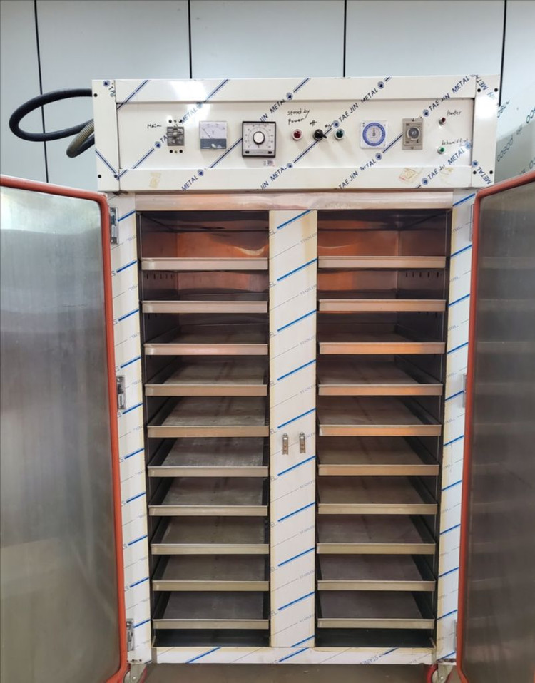 중고스텐건조기 중형 2대(40채반) 식품 제환 농산물 고온 건조기 이미지