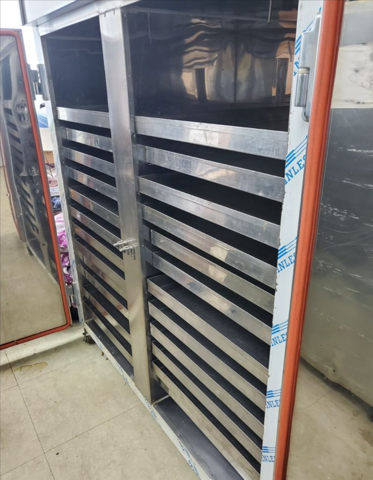 중고스텐건조기 중형 2대(40채반) 식품 제환 농산물 고온 건조기 이미지