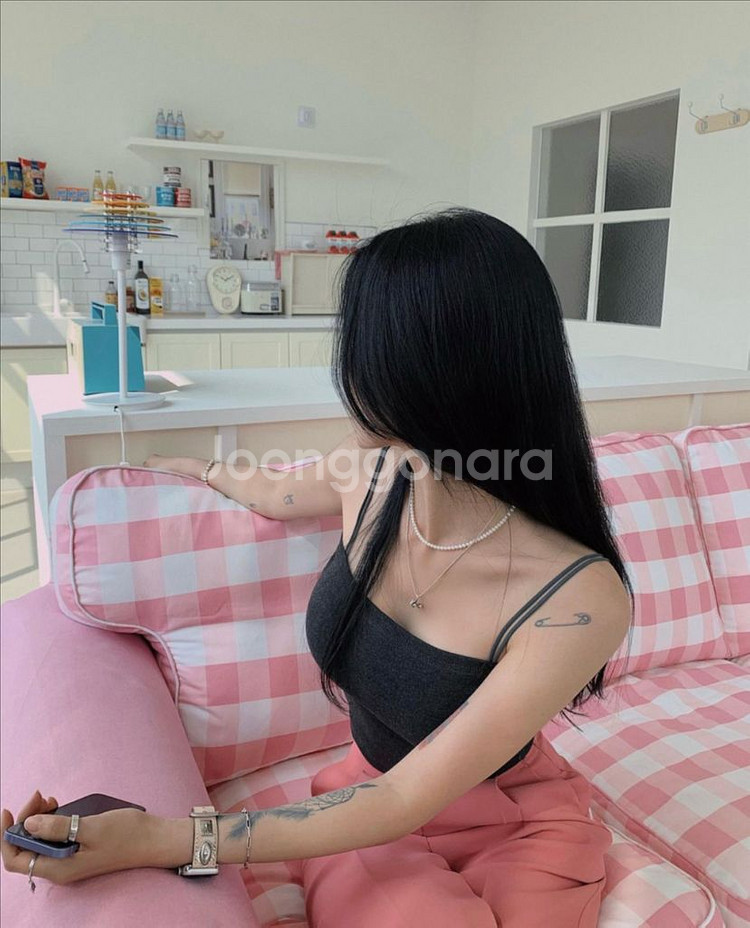 페일제이드 21ss 핑크 슬랙스 팬츠 M--1