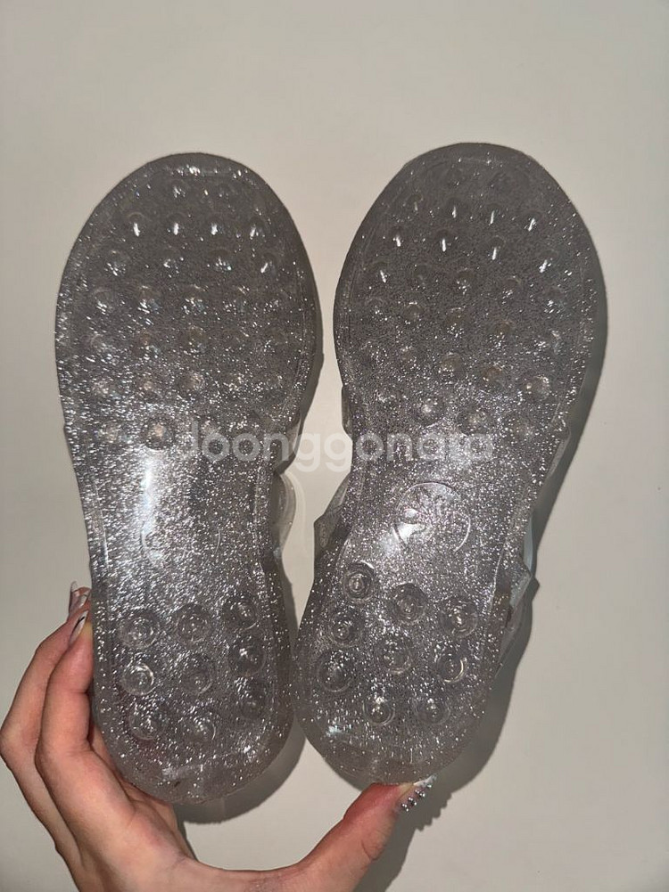 메듀즈 투명 젤리슈즈 36사이즈--3