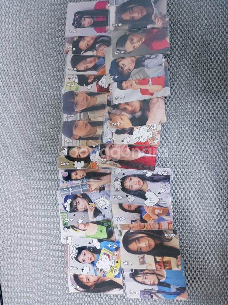 뉴진스 응원봉 시그 포카 일괄--1