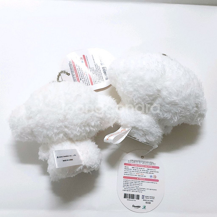 새상품)산리오 코기뮹 8cm 인형 키링 2종_손가락인형--2