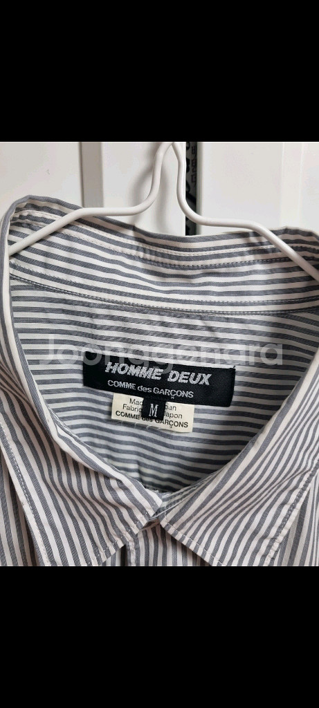 꼼데가르송 옴므 면 셔츠 comme des garcon--2