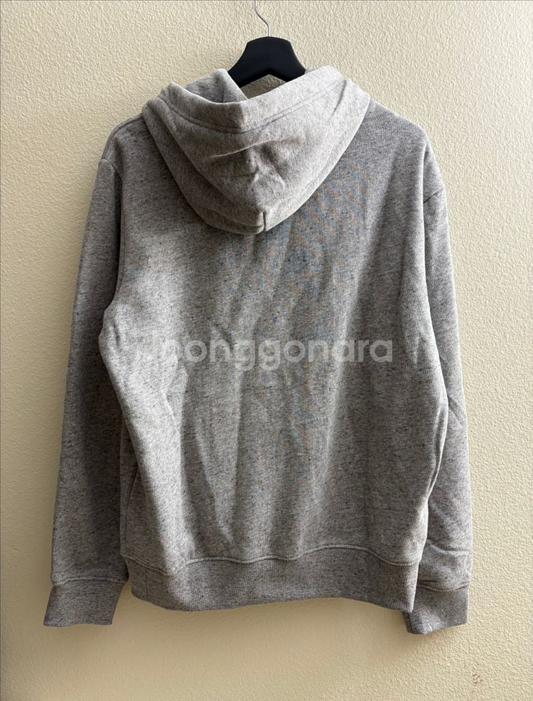 [M] 폴로 랄프로렌 남자 로고 패치 기모 후디 그레이--8