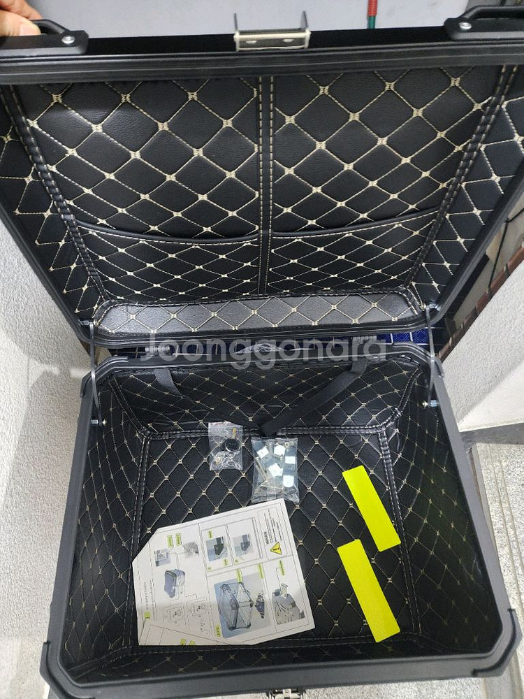 오토바이 알루미늄 탑박스 80L 실버--1