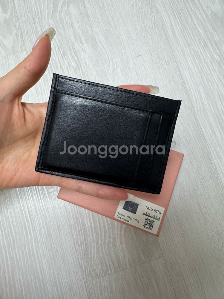 미우 카드지갑(블랙)--1