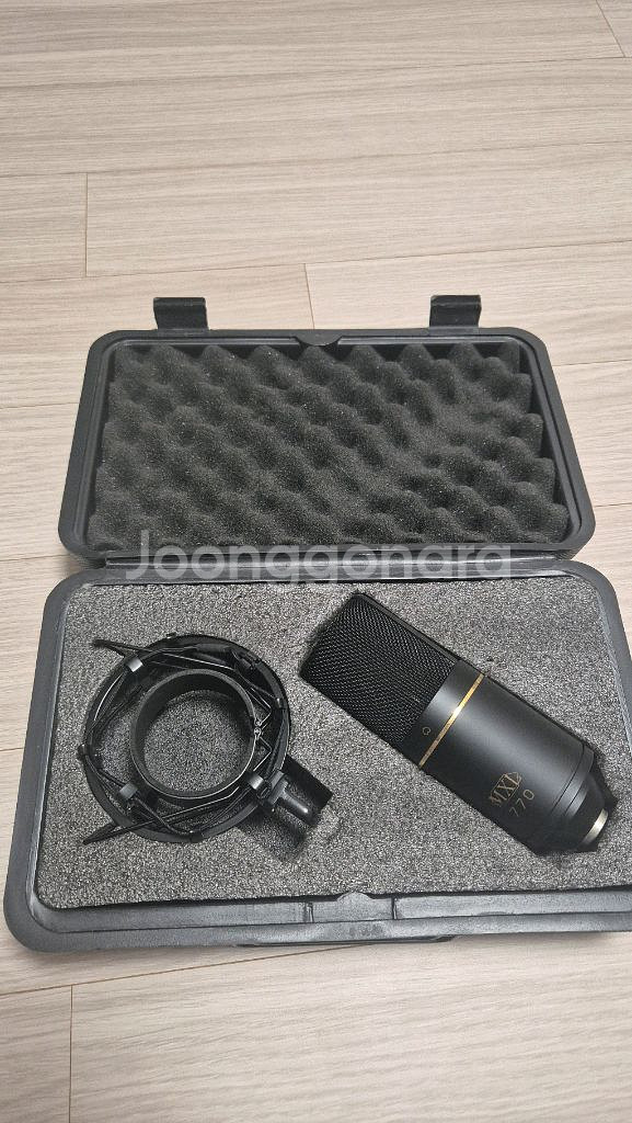 MXL770 콘덴서 마이크 팝니다.--0