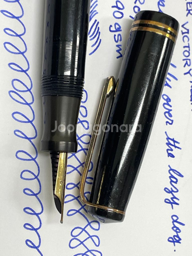 파카 만년필 빅토리 IV 블랙 14K F닙--5