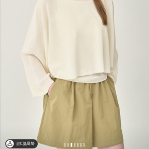 더캐시미어 25 실크 블렌드 홀가먼트 니트 55