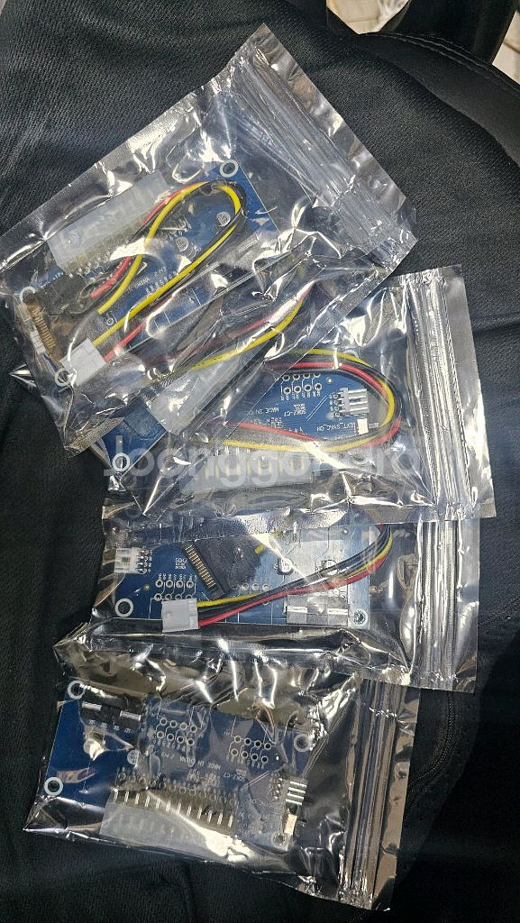 AONE 듀얼 파워커넥터 5개 새제품--0