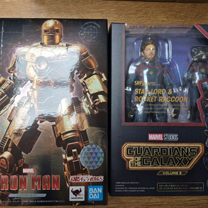 shf 아이언맨mk1, 스타로드, 로켓 팝니다