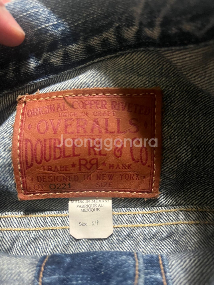 RRL 더블알엘 오버데일 웨스트뷰 데님자켓--4