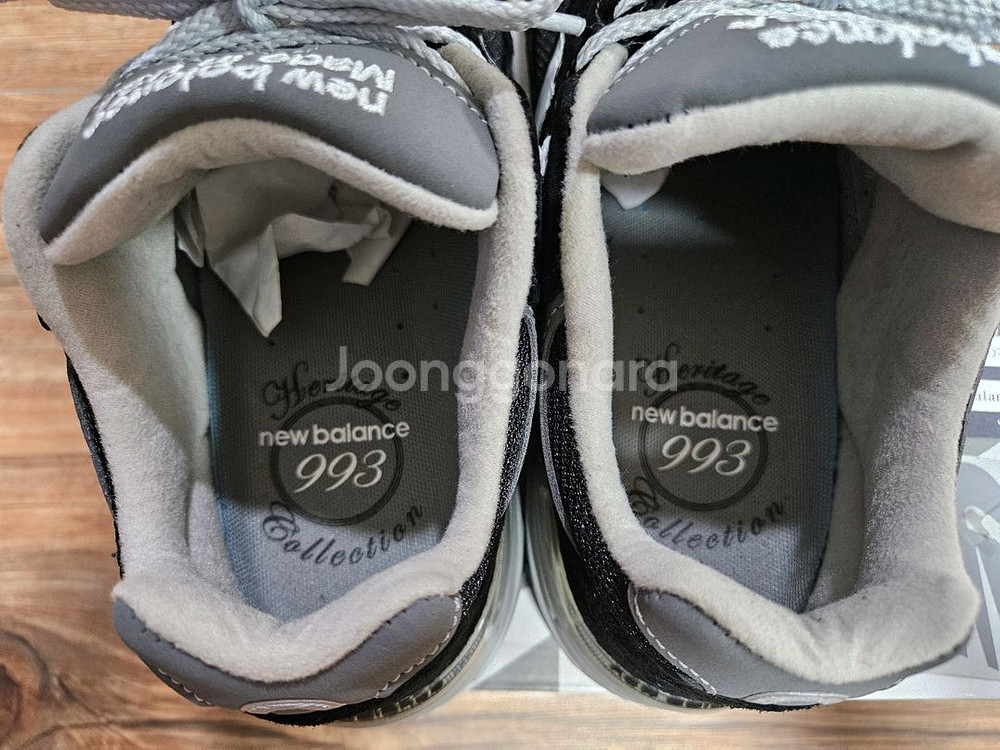 뉴발란스 993 우먼스 245 블랙 실착 1회--3