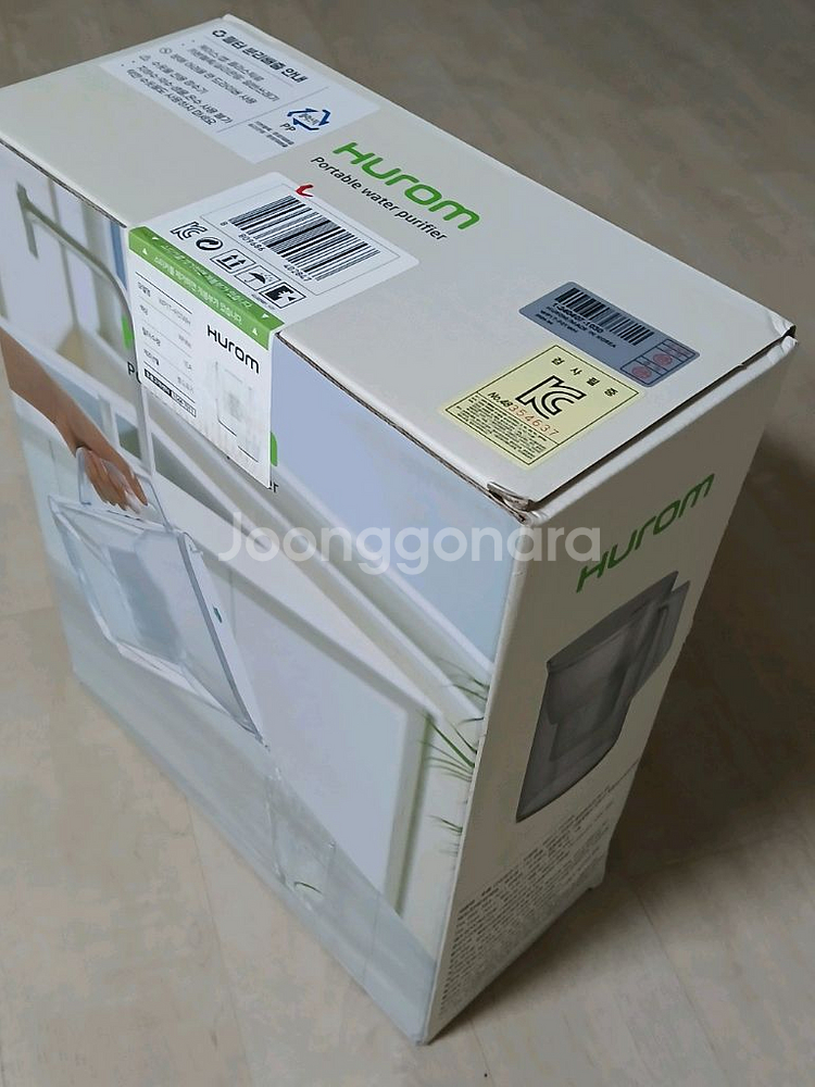 휴롬 간이정수기 WP1T-F01WH 팝니다--0