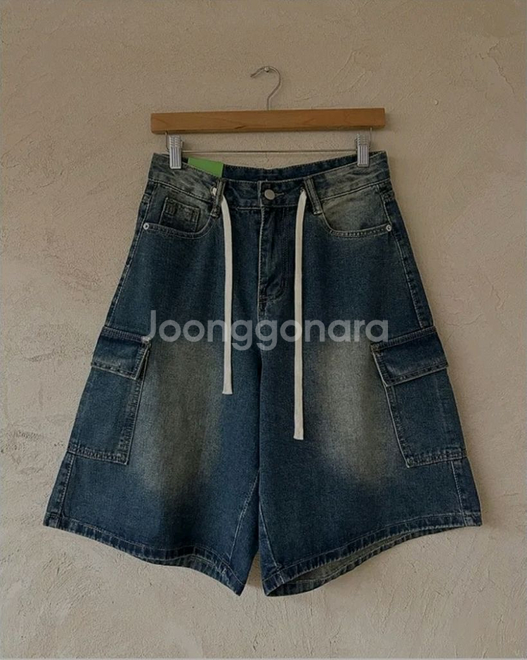 카고 버뮤다 데님팬츠 L--0