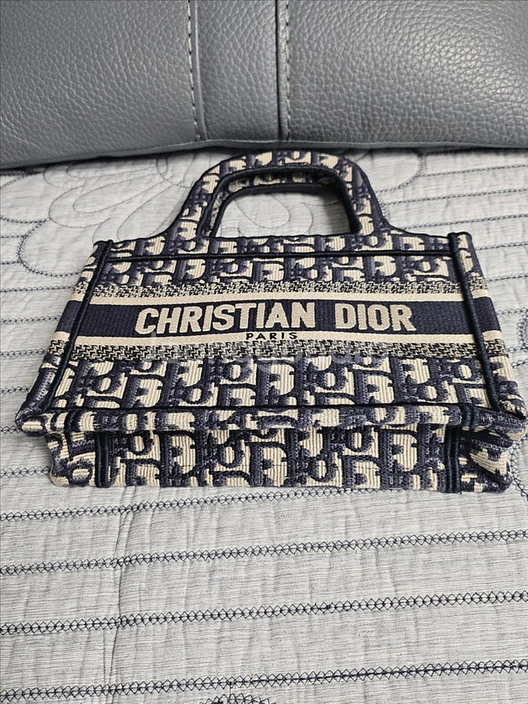 디올 오블리크 토트백 미니--2