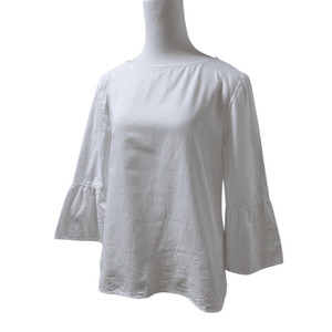 아페쎄 화이트 코튼 블라우스