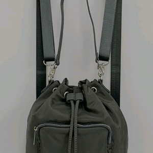 2way 복조리 크로스백 백팩 (카키색)