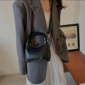 셔링 핸들 미니백