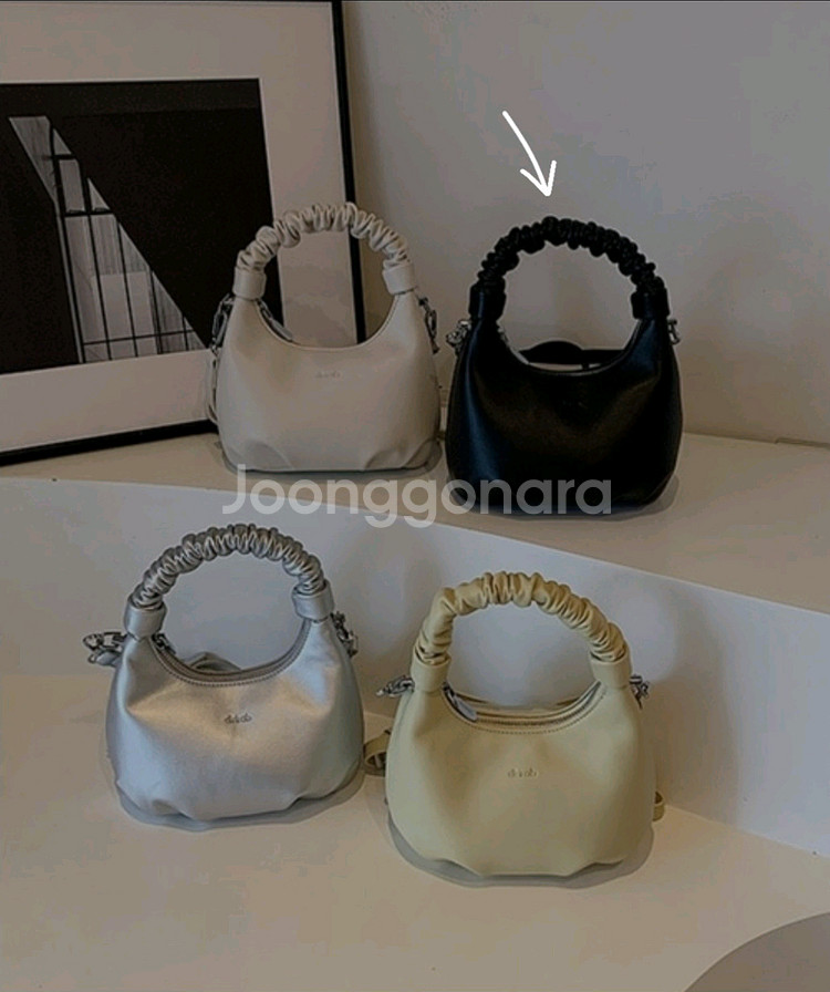 셔링 핸들 미니백--1