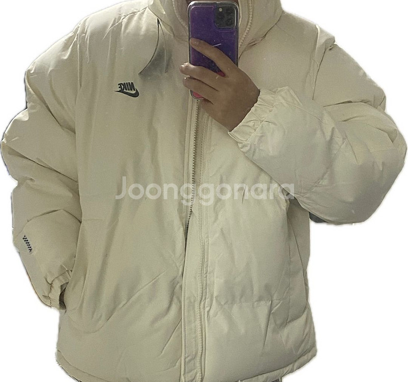 나이키 NIKE 아이보리 패딩--5