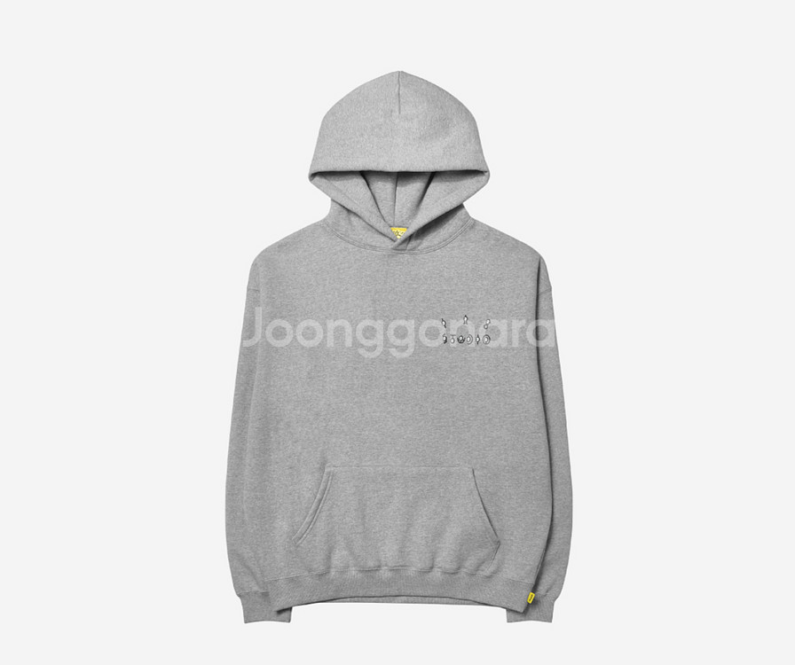 아이앱X포켓몬 안농 후드 그레이 L,XL,XXL 판매--3