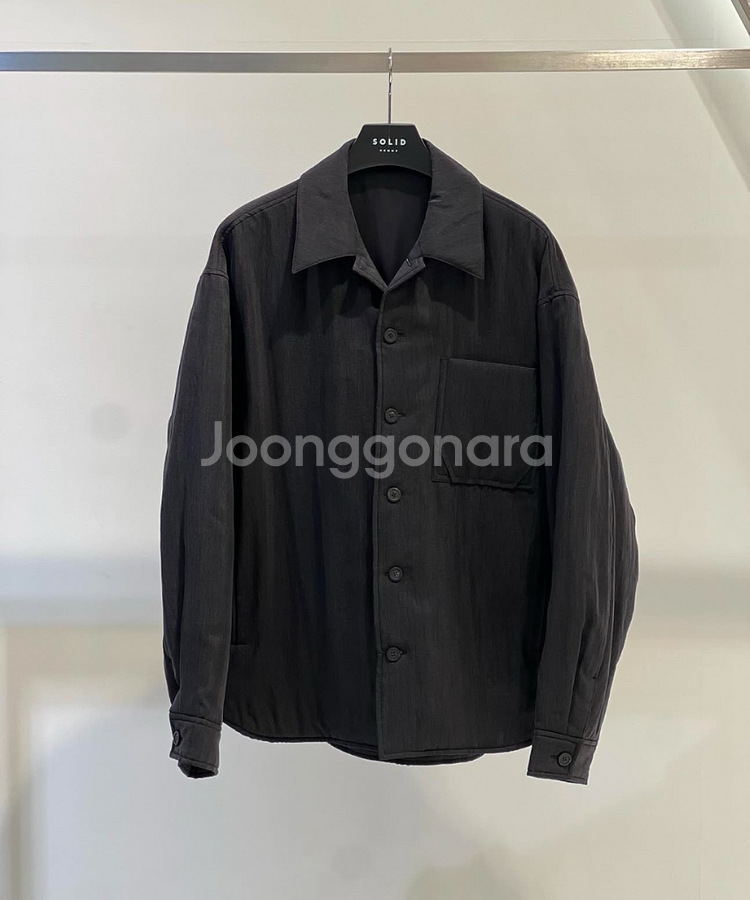 25FW 솔리드옴므 패디드 셔츠 패딩셔츠--0