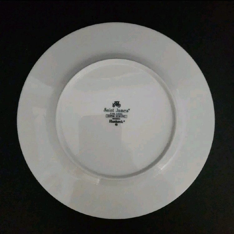 한국도자기 1인 세트/대접시,중접시(장식 접시),커피잔--3