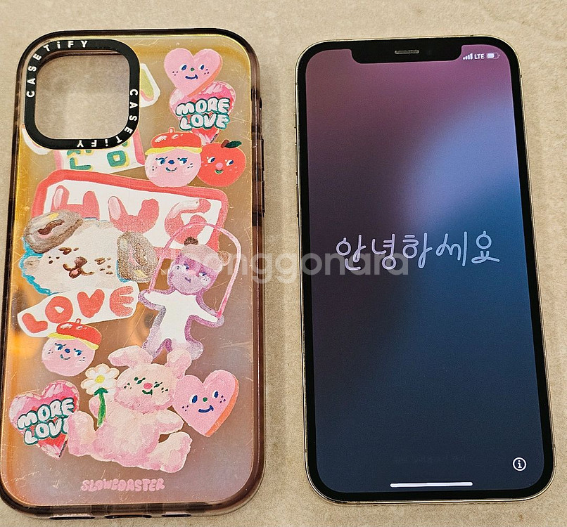 아이폰 12 프로 골드 + 케이스티파이 케이스--0