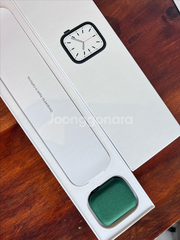 애플워치7 45mm 셀룰러 Green Aluminum--2